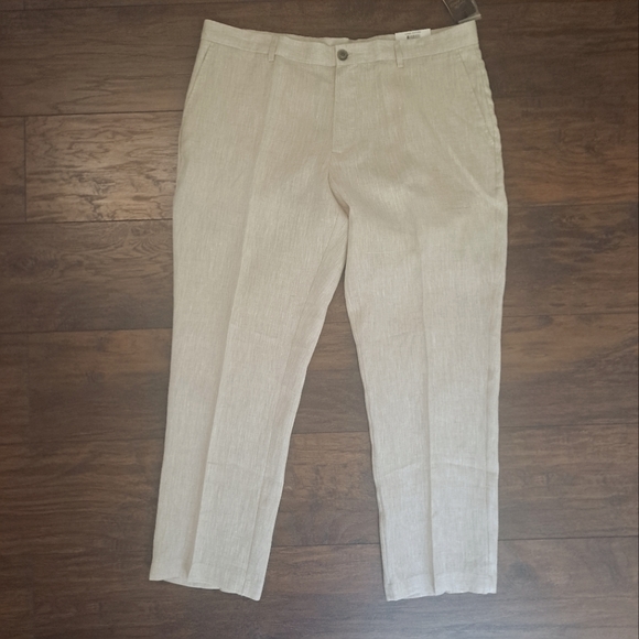 Tasso Elba 100% Linen Men's Pants - Picture 2 of 6